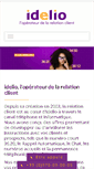 Mobile Screenshot of idelio.net